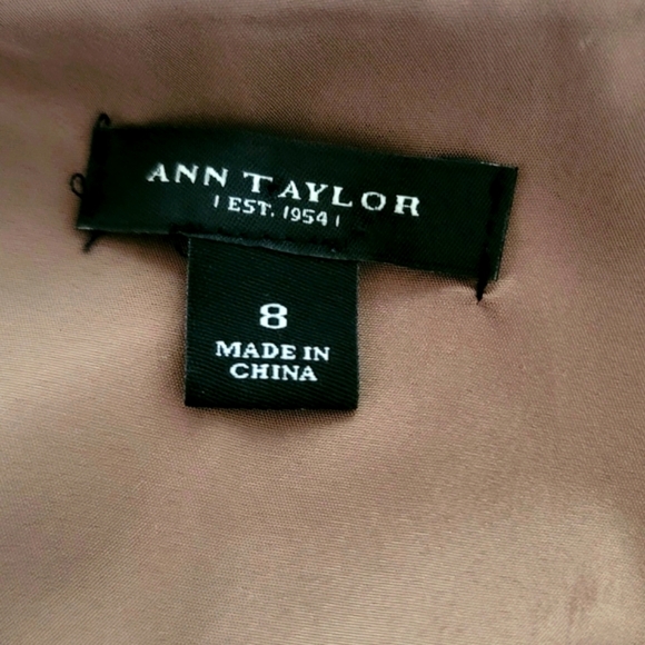 Ann Taylor Women's Military Sleeveless Midi Dress Size 8 - Picture 9 of 10